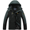Gray Men's Waterproof Fleece Lining Tactical Jacket - SEALSGLOBAL