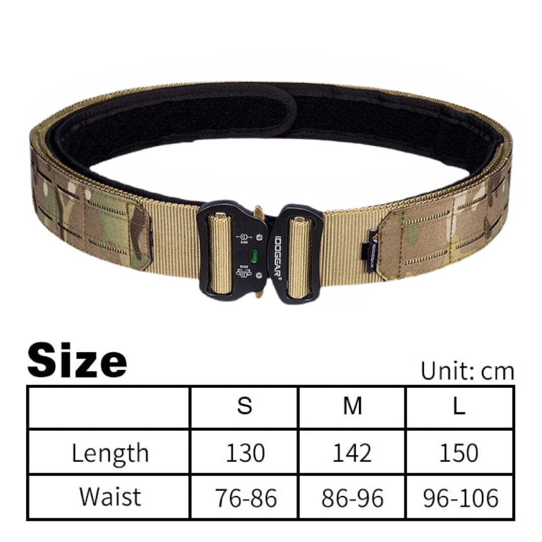 Candrame Metal Buckle Dual Adjustable No-Sew Tactical Heavy Duty Belt Buckle  2 inch (50mm) Quick Release Buckle Replacement : : Home