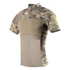 Camouflage Green Short Sleeve Combat Tactical T-Shirt - FROGMANGLOBAL