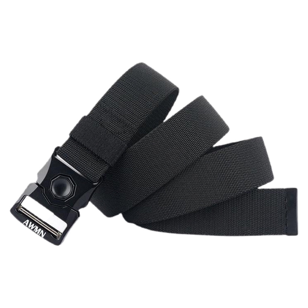 Magbelt - Magnetic adjustable casual belt. Military web nylon.