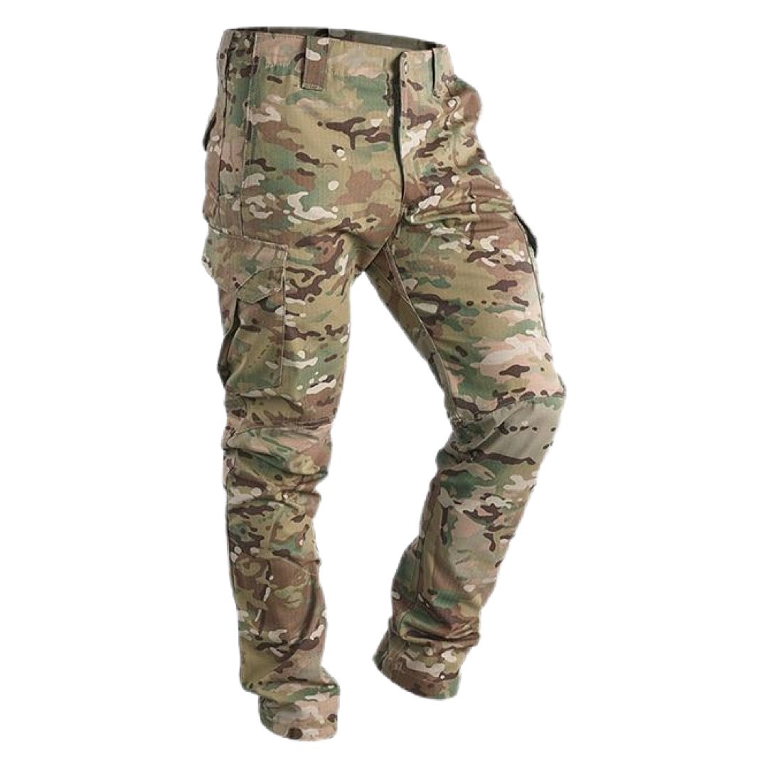 Military Uniform- Tactical Suit Cargo Pants, Knee Pads