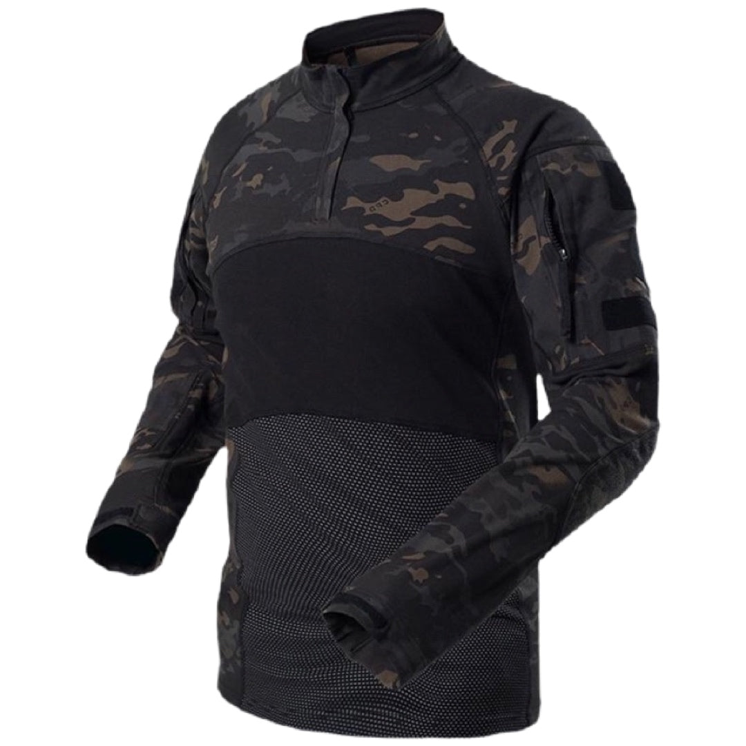 Men's Waterproof Thicken Fleece Warm Tactical T-Shirt - SEALSGLOBAL