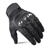 Anti-Slip Hard Shell Full Finger Leather Gloves - SEALSGLOBAL