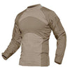 Khaki Broadcloth Tactical T-Shirt - SEALSGLOBAL