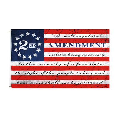 Second Amendment 1791 Vintage American Flag - SEALSGLOBAL