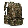 Jungle Camouflage 50L Zipper Men's Tactical Backpack - FROGMANGLOBAL