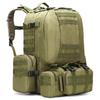 Army Green 50L Zipper Men's Tactical Backpack - FROGMANGLOBAL