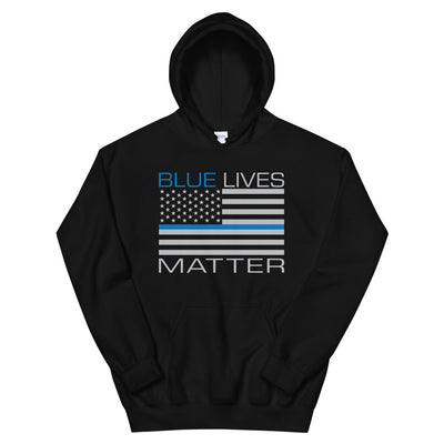 Blue Lives Matter Premium Pullover Hoodie - SEALSGLOBAL